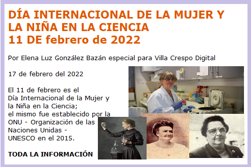 DIA INTERNACIONAL MUJER CIENCIA